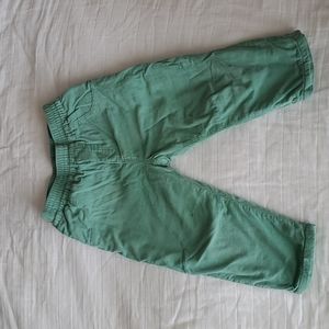 Catimini lined corduroy pull up pants size 18M